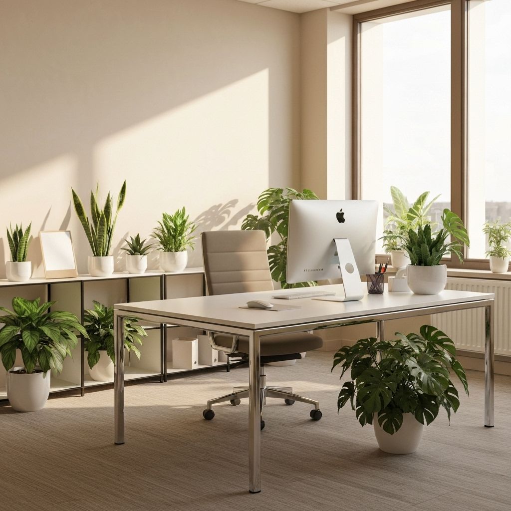 Modern office workspace